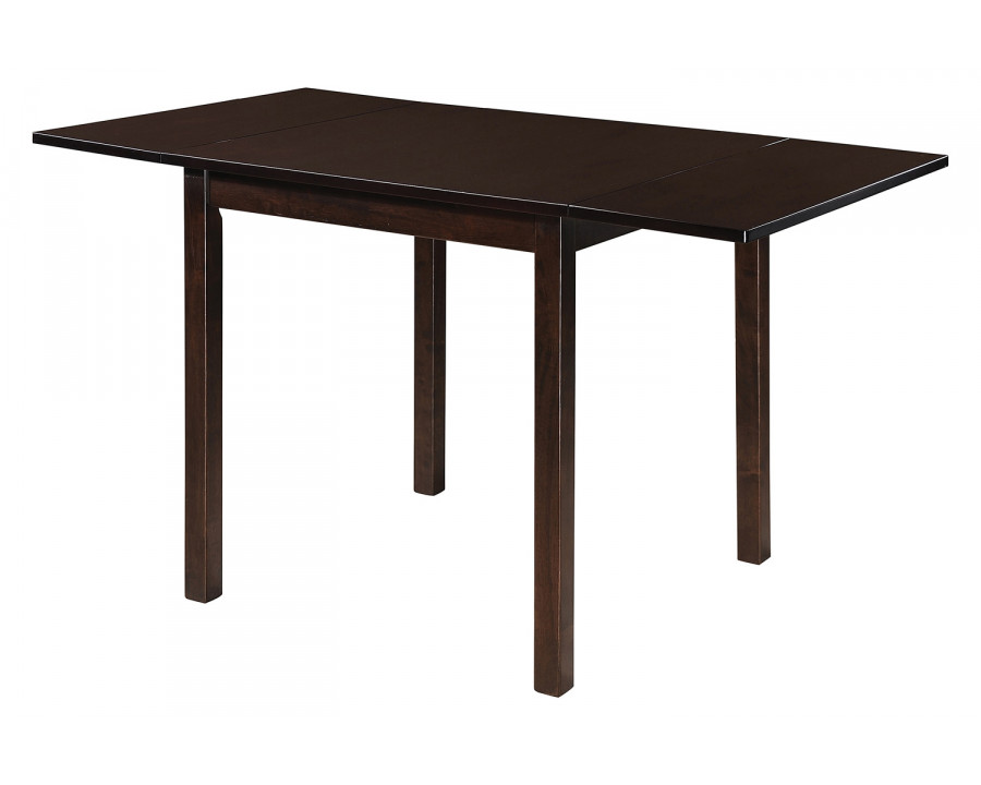 Coaster - Kelso Rectangular Dining Table With Drop Leaf in Cappuccino