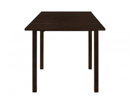 Coaster - Kelso Rectangular Dining Table With Drop Leaf in Cappuccino