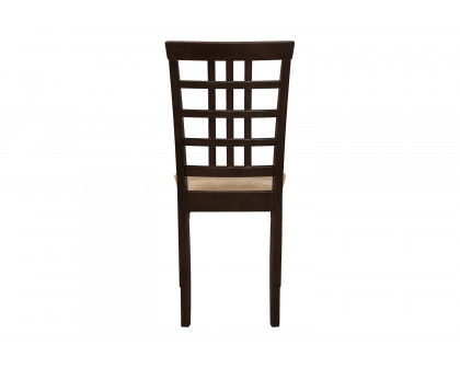 Coaster - Kelso Lattice Back Dining Chairs (Set Of 2) in Cappuccino