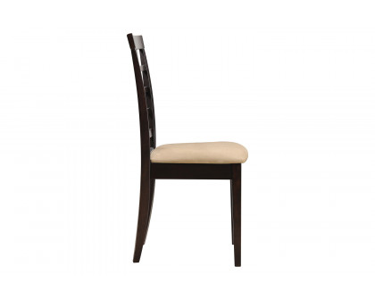 Coaster - Kelso Lattice Back Dining Chairs (Set Of 2) in Cappuccino