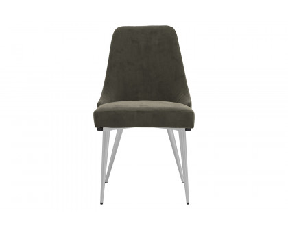 Coaster - Cabianca Curved Back Side Chairs (Set Of 2) in Gray