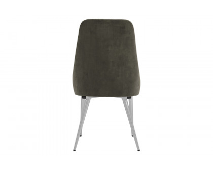 Coaster - Cabianca Curved Back Side Chairs (Set Of 2) in Gray