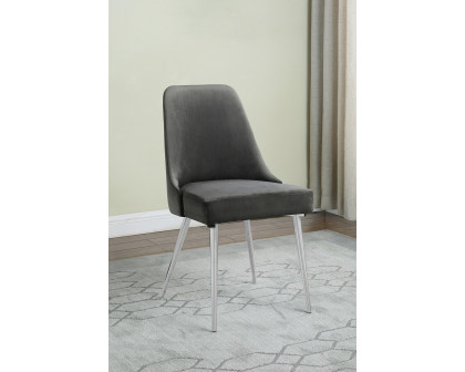 Coaster - Cabianca Curved Back Side Chairs (Set Of 2) in Gray