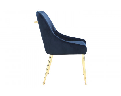 Coaster - Side Chairs (Set Of 2) in Dark Ink Blue