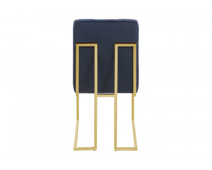 Coaster - Tufted Back Side Chairs (Set Of 2) in Ink Blue