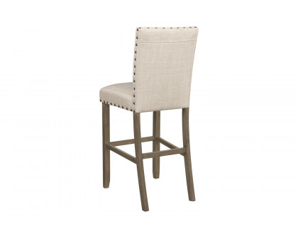 Coaster - Upholstered Bar Stools With Nailhead Trim (Set Of 2) in Beige