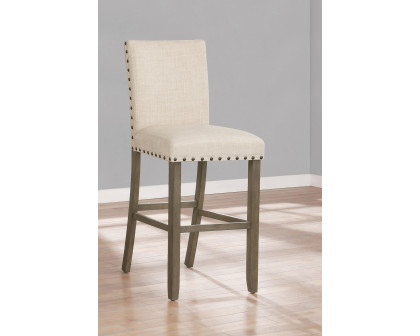 Coaster - Upholstered Bar Stools With Nailhead Trim (Set Of 2) in Beige