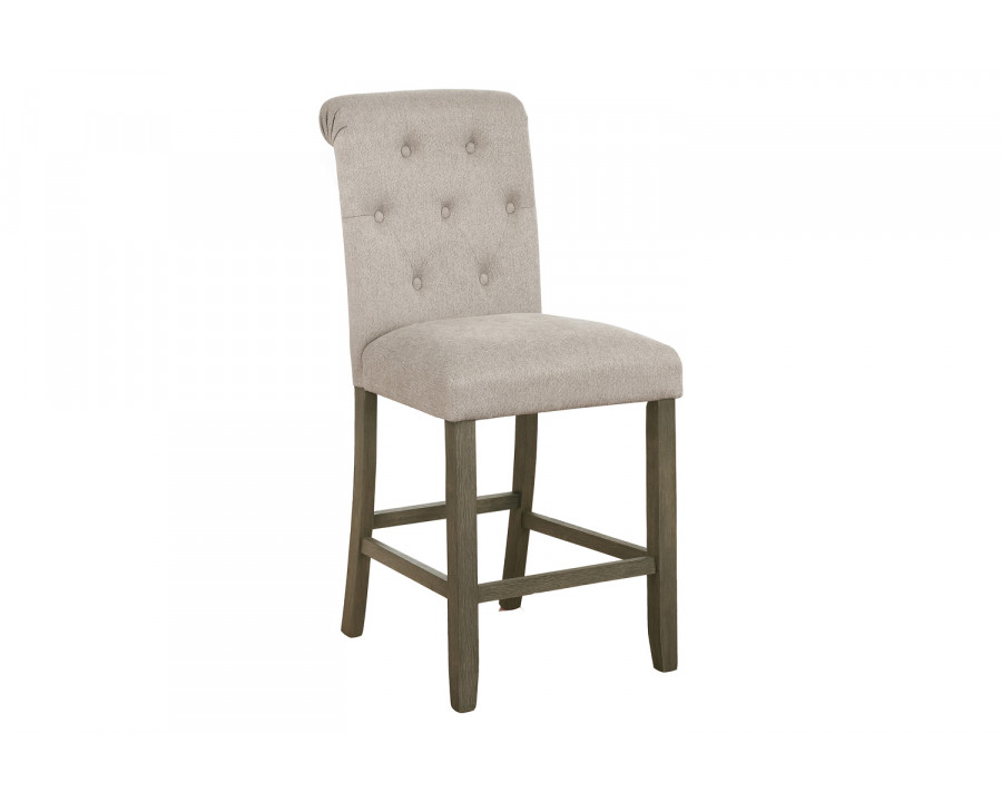 Coaster - Tufted Back Counter Height Stools (Set Of 2)