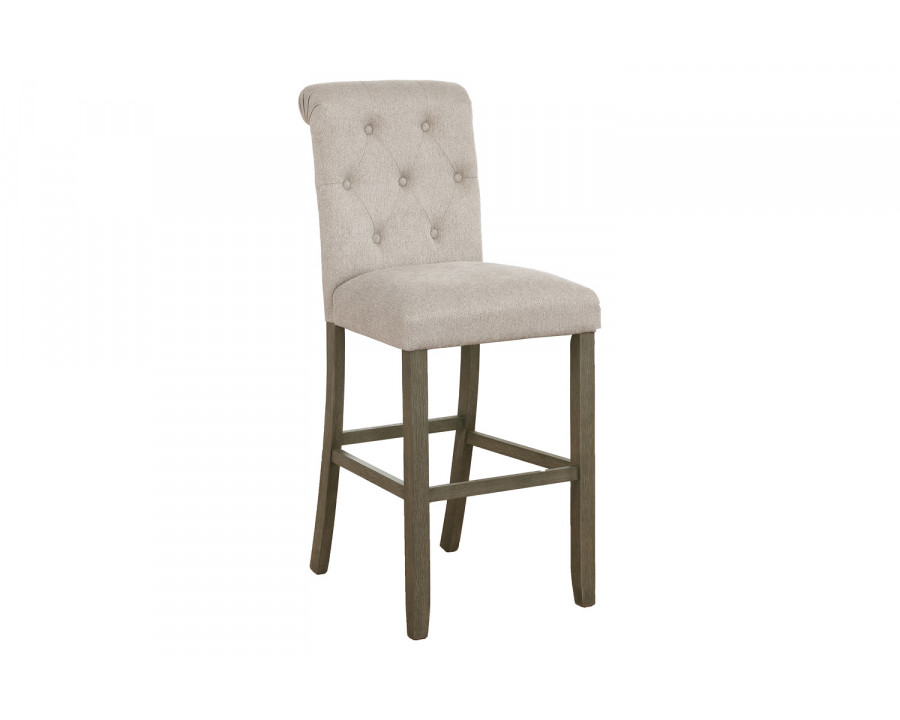 Coaster - Tufted Back Bar Stools (Set Of 2)