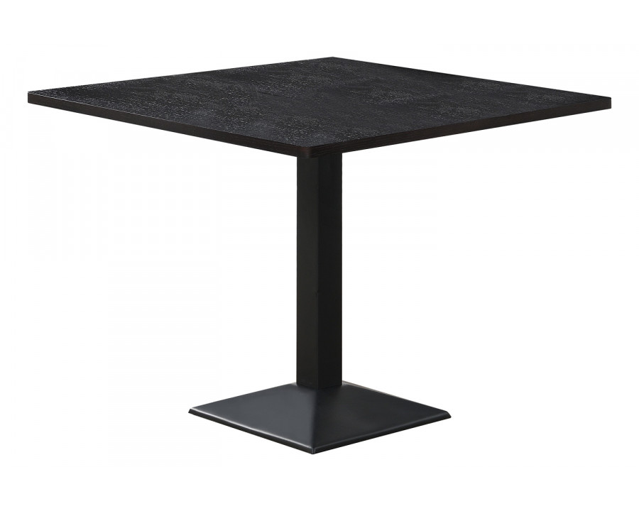 Coaster - Moxee Square Dining Table in Espresso/Gunmetal