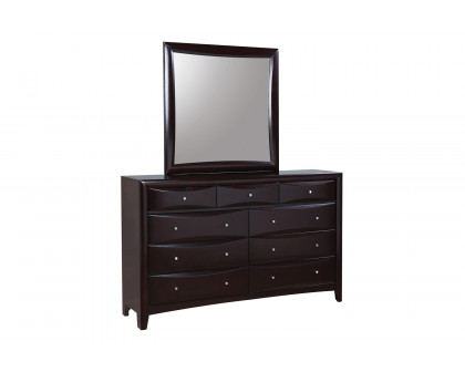 Coaster - Phoenix 9-Drawer Dresser in Deep Cappuccino