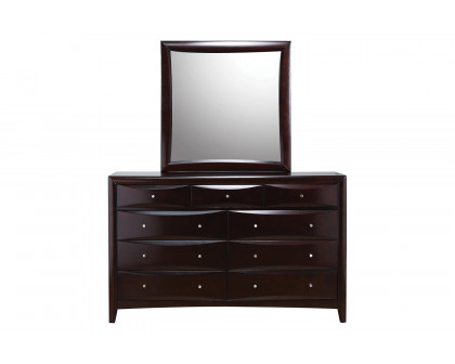 Coaster - Phoenix 9-Drawer Dresser in Deep Cappuccino