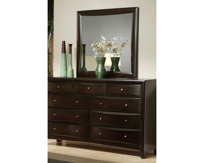 Coaster - Phoenix 9-Drawer Dresser in Deep Cappuccino