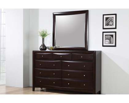 Coaster - Phoenix 9-Drawer Dresser in Deep Cappuccino