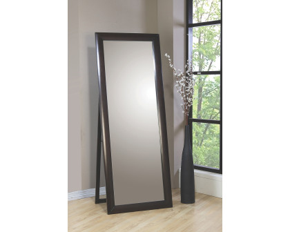 Coaster - Rectangular Standing Floor Mirror in Black