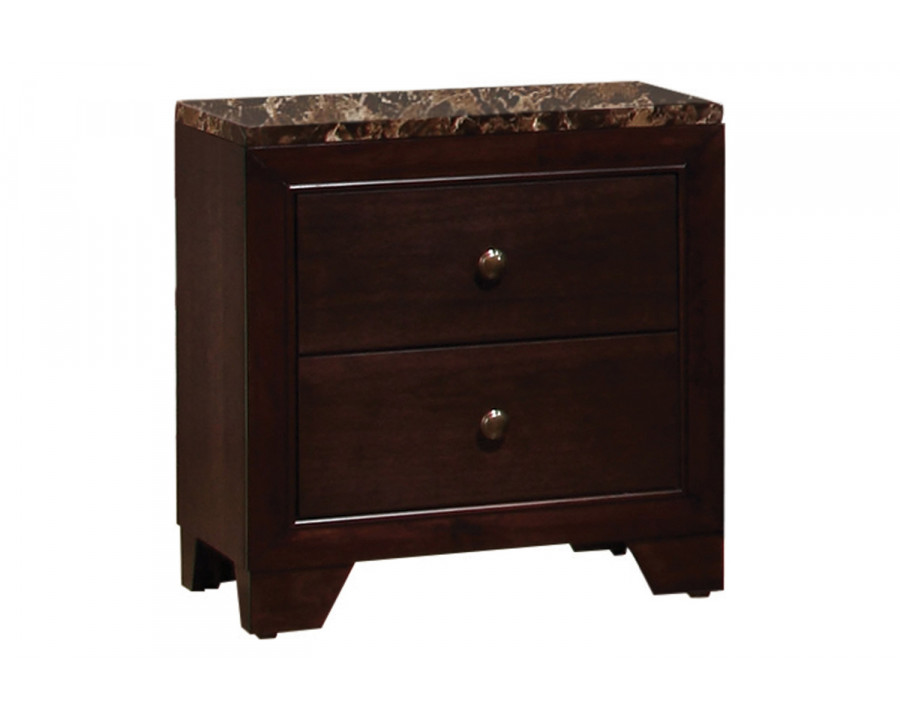 Coaster - Conner 2-Drawer Rectangular Nightstand in Cappuccino