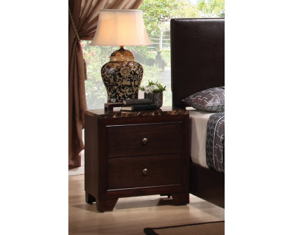 Coaster - Conner 2-Drawer Rectangular Nightstand in Cappuccino