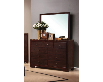 Coaster - Conner 9-Drawer Rectangular Dresser in Cappuccino