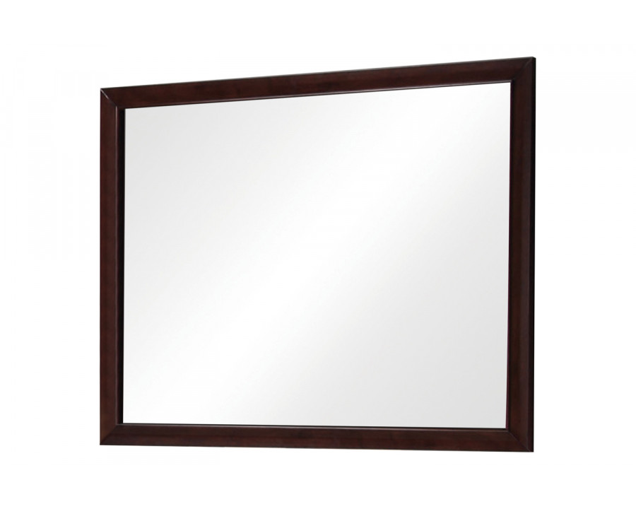 Coaster - Conner Rectangular Mirror in Cappuccino