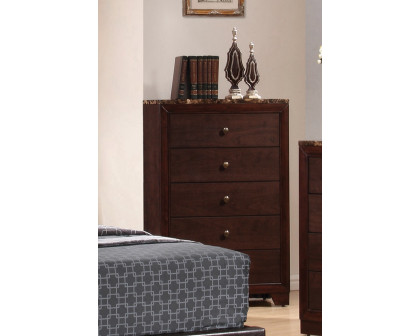 Coaster - Conner 5-Drawer Rectangular Chest in Cappuccino