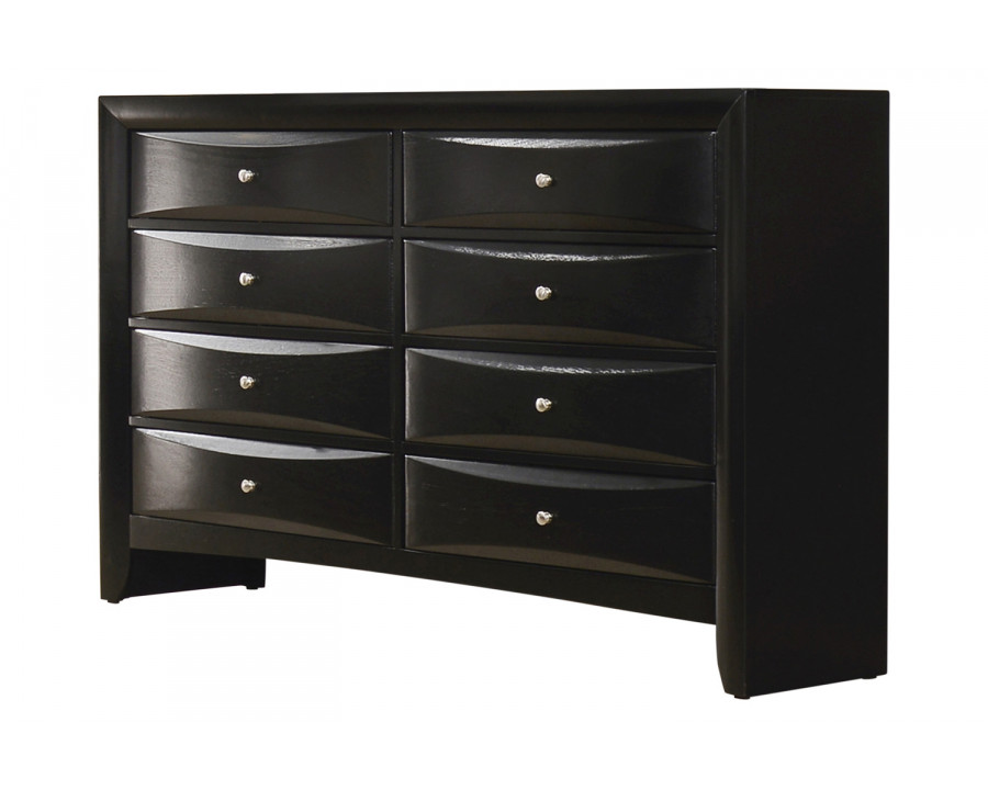 Coaster - Briana Rectangular 8-Drawer Dresser in Black