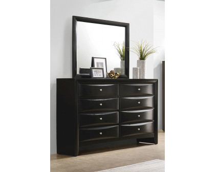 Coaster - Briana Rectangular 8-Drawer Dresser in Black