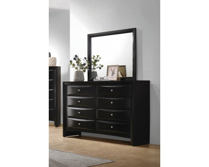 Coaster - Briana Rectangle Dresser Mirror in Black