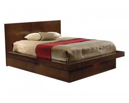 Coaster - Jessica Eastern King Platform Bed with Rail Seating