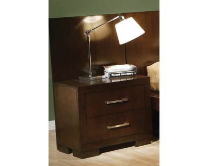 Coaster Jessica 2-Drawer Nightstand - Cappuccino