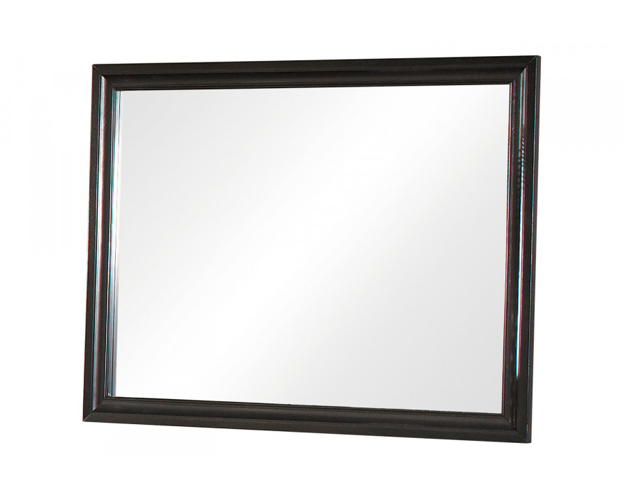 Coaster Barzini Rectangular Mirror - Black