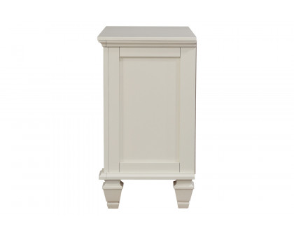 Coaster Sandy Beach 3-Drawer Nightstand - White