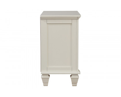 Coaster Sandy Beach 3-Drawer Nightstand - White