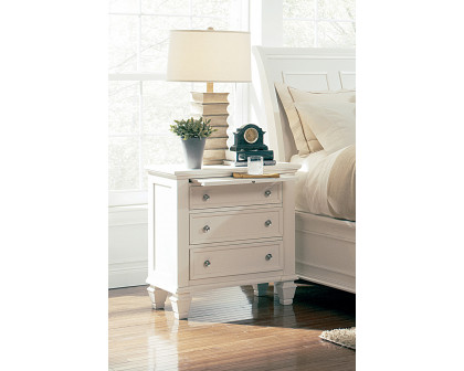 Coaster Sandy Beach 3-Drawer Nightstand - White