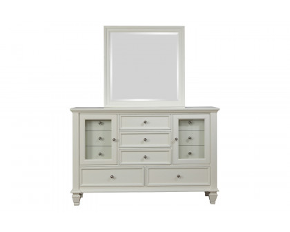 Coaster Sandy Beach 11-Drawer Rectangular Dresser - White