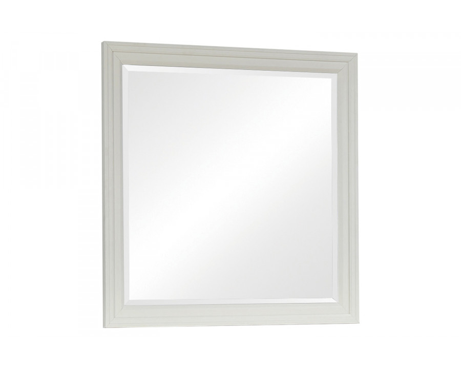 Coaster Sandy Beach Rectangular Mirror - White