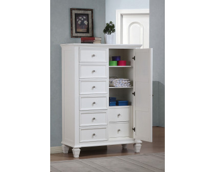 Coaster Sandy Beach 8-Drawer Man'S Chest Storage - White