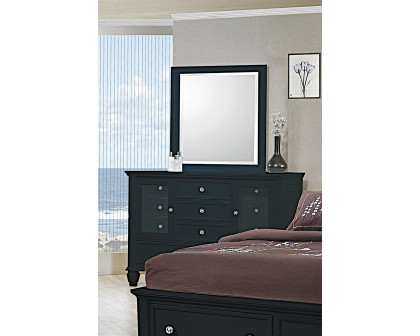 Coaster Sandy Beach Vertical Dresser Mirror - Black