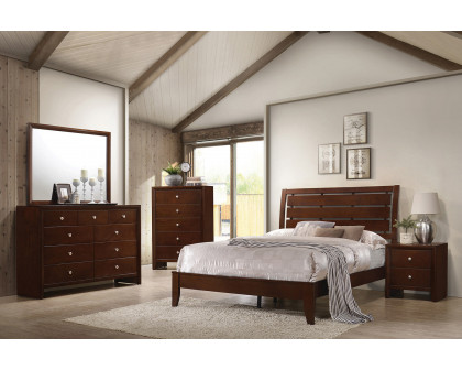 Coaster - Serinity Full Panel Bed with Cut-Out Headboard