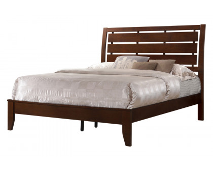 Coaster Serenity Queen Panel Bed - Rich Merlot