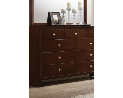 Coaster - Serenity Rectangular 9-Drawer Dresser in Rich Merlot