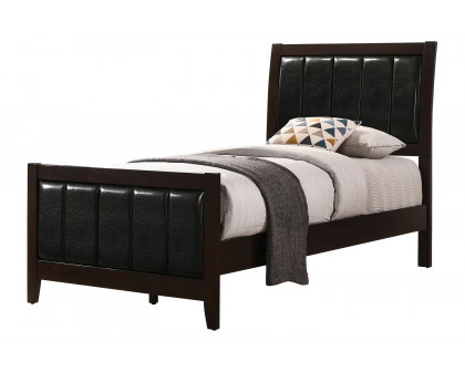 Coaster - Carlton Full Upholstered Panel Bed