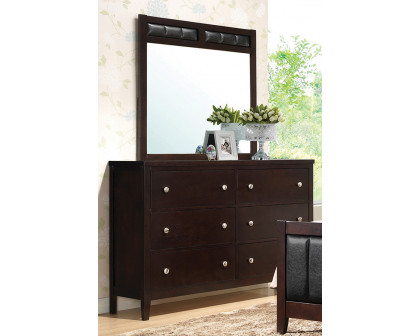 Coaster - Carlton 6-Drawer Rectangular Dresser in Cappuccino