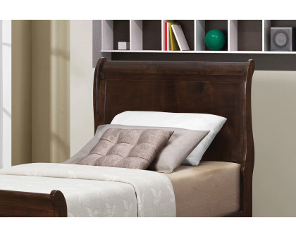 Coaster Louis Philippe Twin Panel Sleigh Bed - Cappuccino