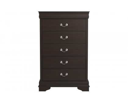 Coaster - Louis Philippe 5-Drawer Chest with Silver Bails