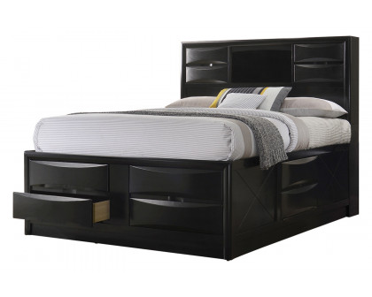 Coaster Briana California King Platform Storage Bed - Black