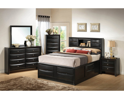 Coaster Briana California King Platform Storage Bed - Black