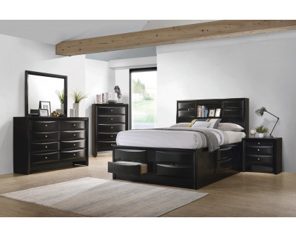 Coaster Briana Queen Platform Storage Bed - Black