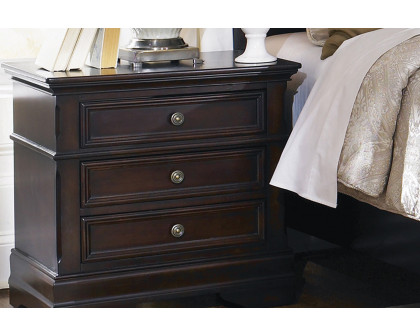 Coaster - Cambridge 3-Drawer Rectangular Nightstand in Cappuccino