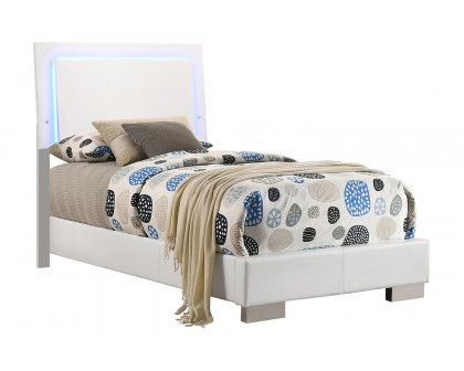 Coaster - Felicity Full Panel Bed with Led Lighting