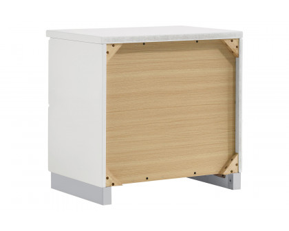 Coaster - Felicity 2-Drawer Nightstand in Glossy White